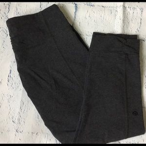 Lululemon Gray Capri Leggings